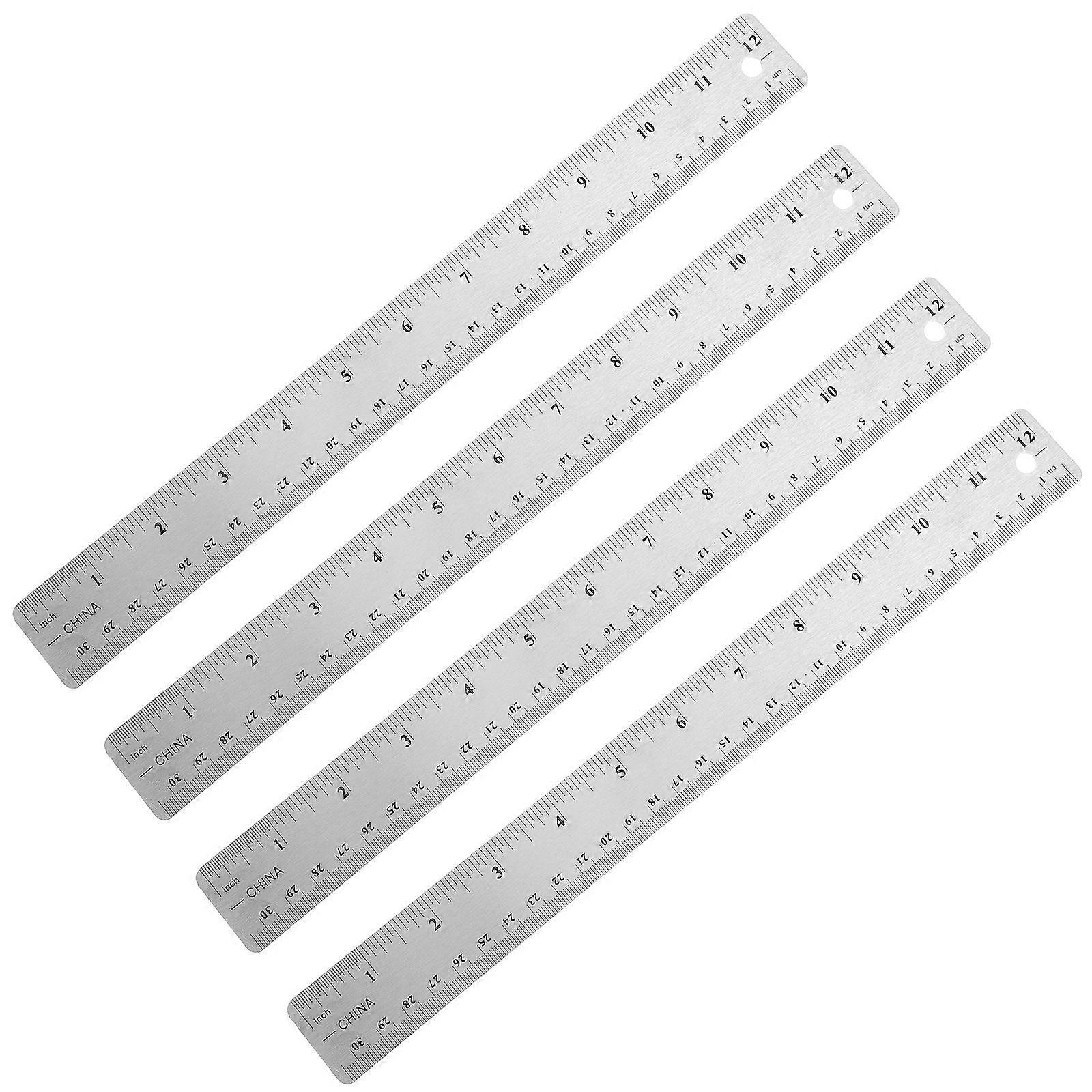 Multi-Function Straight Cork Backing Rulers for Measuring 20Pcs Household Use