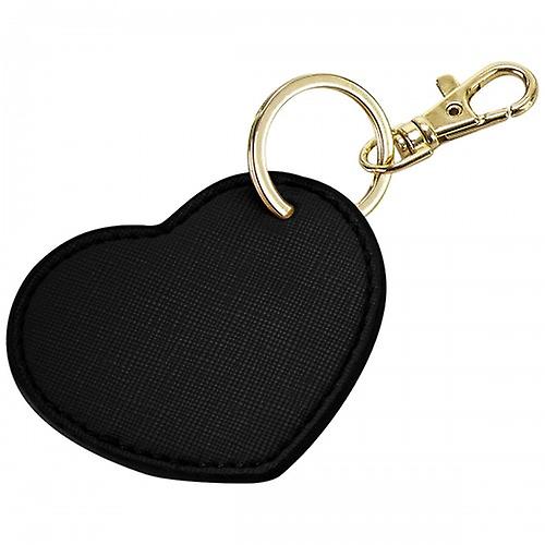 バグベースブティックハートレザールックPUキークリップ