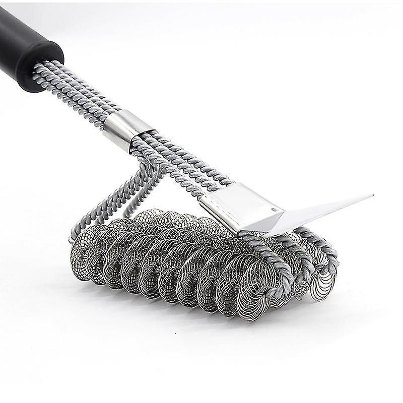 Barbecue Tools Barbecue Brush With Scraper, Suitable For Ceramics And Grills