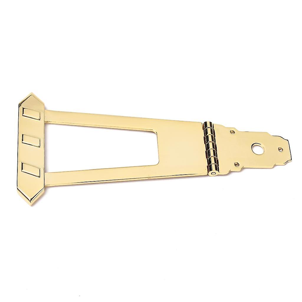 6 String Archtop Guitar Trapeze Tailpiece Bridge Golden