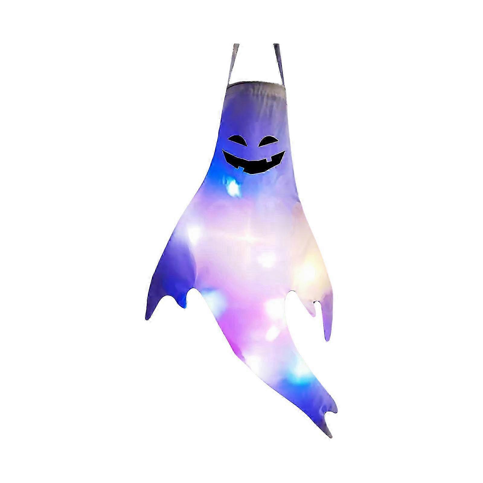 Halloween Hanging Light Ghost Shaped Led Ghost Lamp Battery-powered