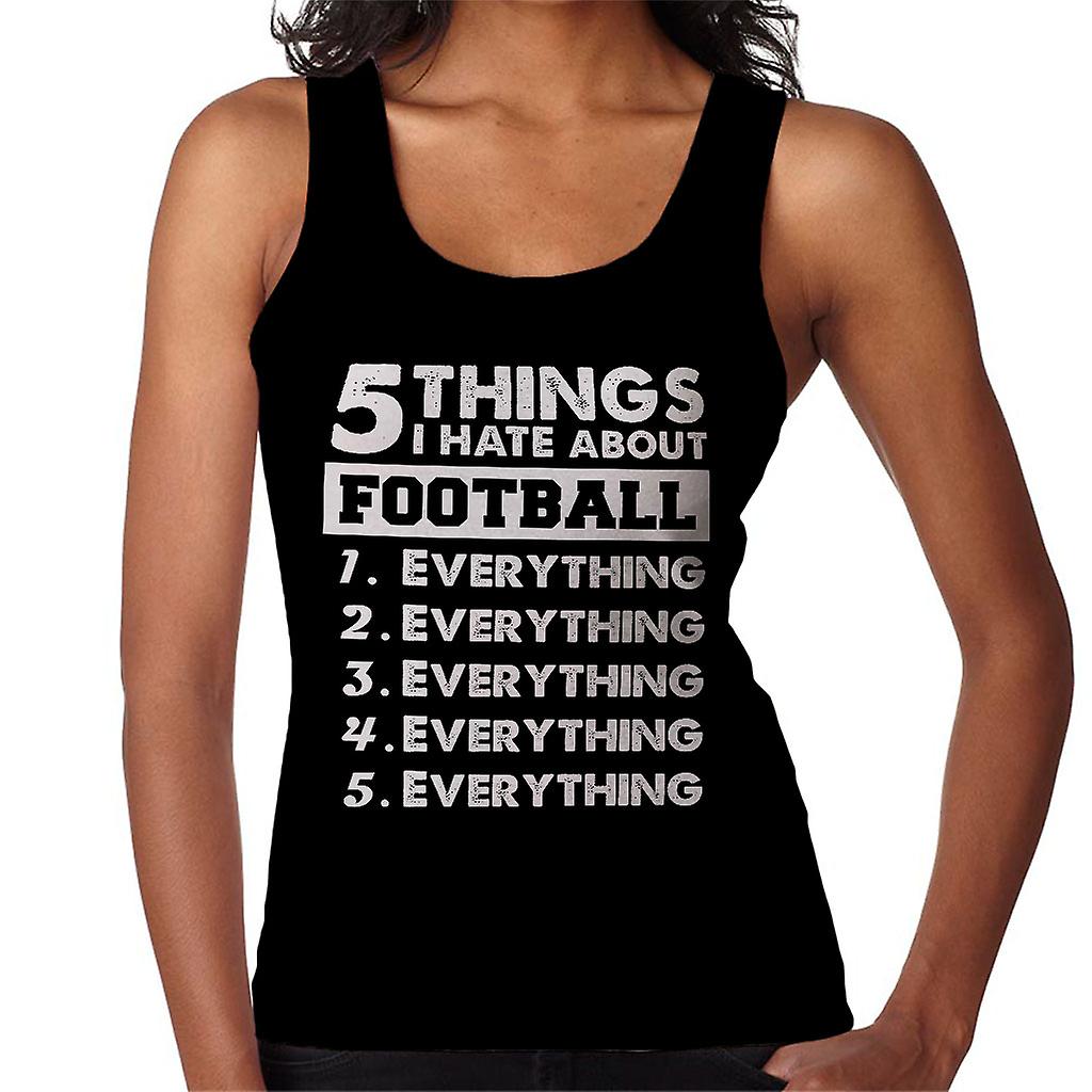 5 things I Hate About jalkapalloilija naisten liivi