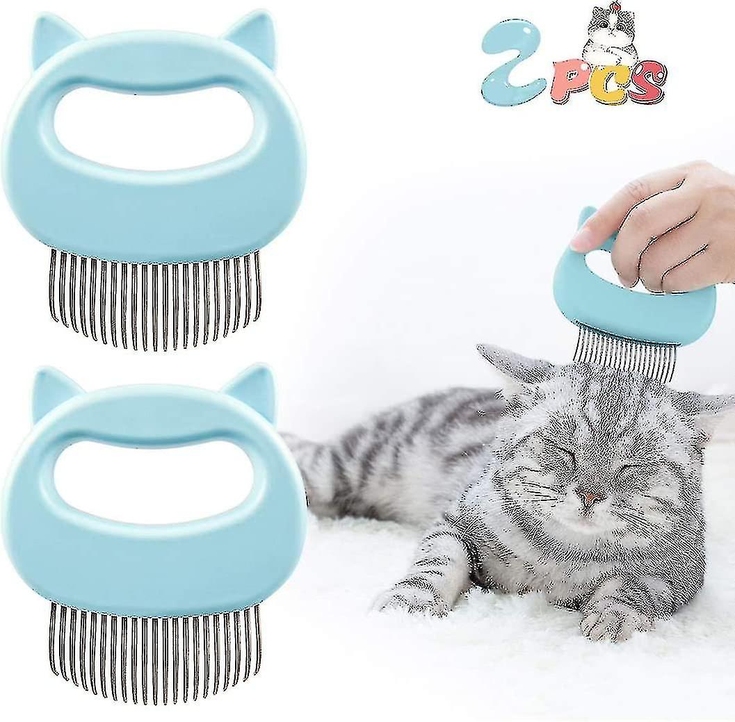2pcs Pet Cats Brush, Cat Comb,massage Comb