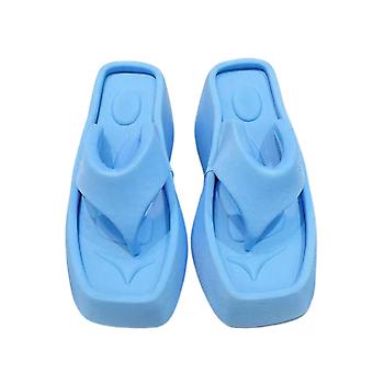 Full Candys Color Squared Toe Flip Flops Leichte, rutschfeste Strandpantoffeln für den täglichen Gebrauch
