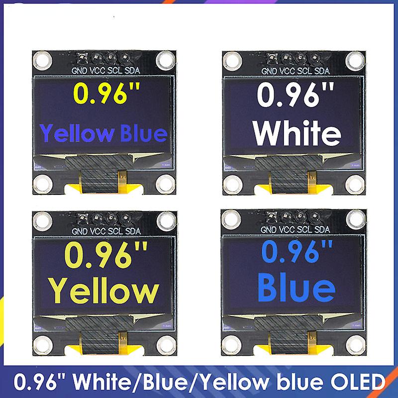 Rohs Certification 0.96 Inch Oled Iic Serial White Oled Display Ssd1315 128x64 I2c Ssd1306 12864 Lcd Screen Board For Arduino