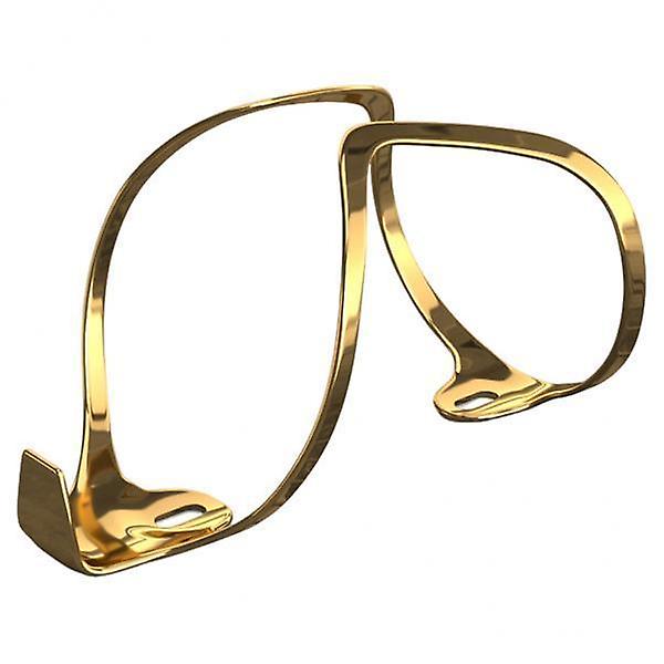 2xסגסוגת אלומיניום משקה אופניים מחזיק בקבוק מים כלוב רכיבה חיצונית ספורט U זהב