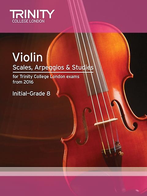 Violin Scales Arpeggios Studies Initialgrade 8 From 2016 Paperback Book