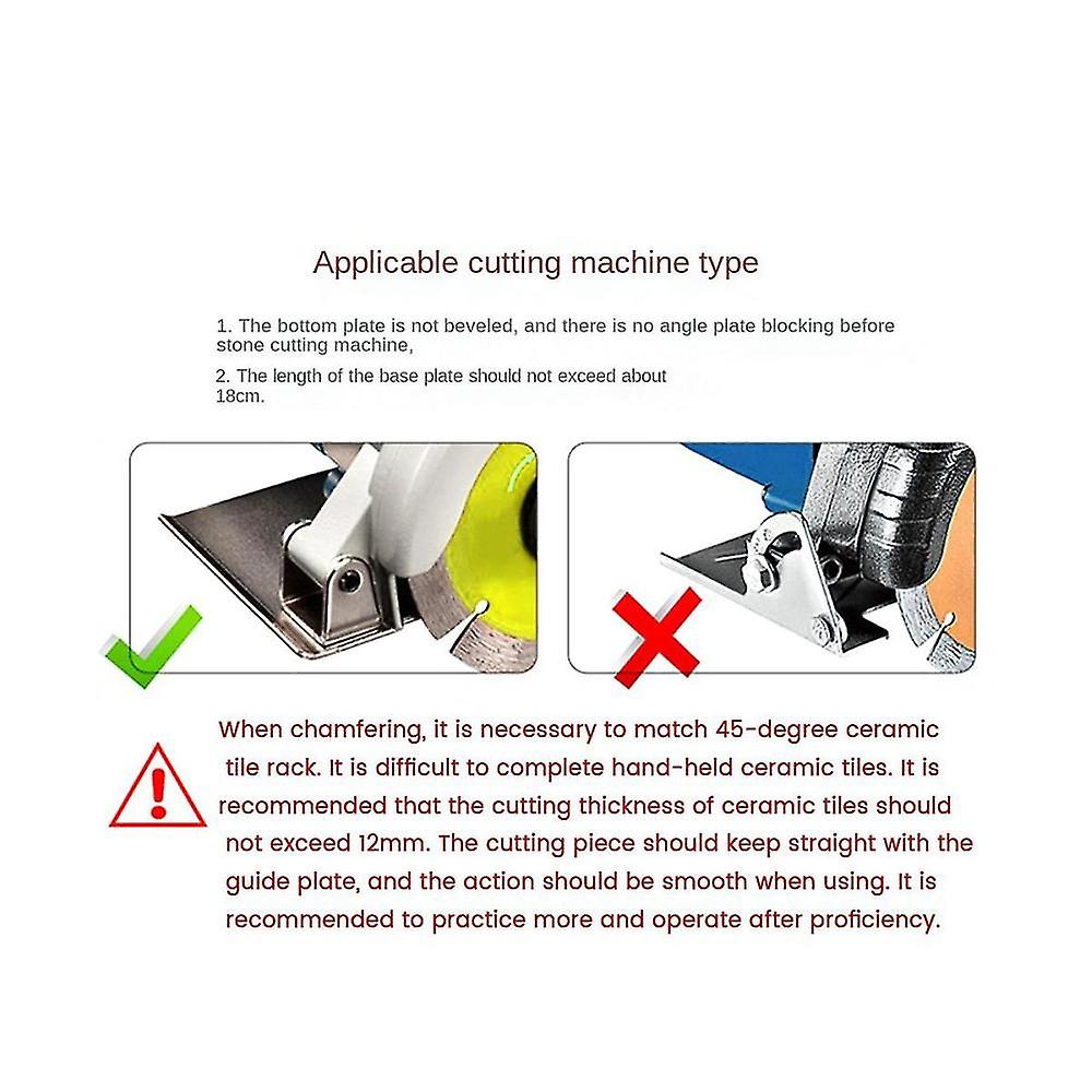 45 Degree Angle-cutting Machine Support Mount Ceramic Tile Cutter Chamfer For Stone Tool Corner-cut
