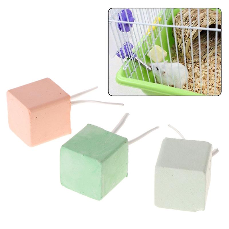 Rabbit Rat Hamster Cube Toy Teeth Grinding Stone Mineral Calcium