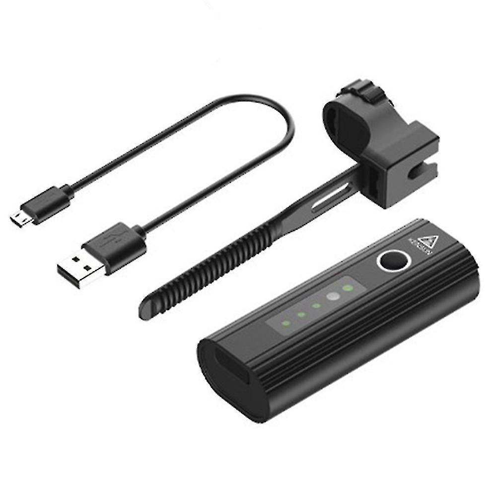 Bike Light Set Usb Rechargeable,super Bright Bicycle Headlight Taillight,4000mah Battery