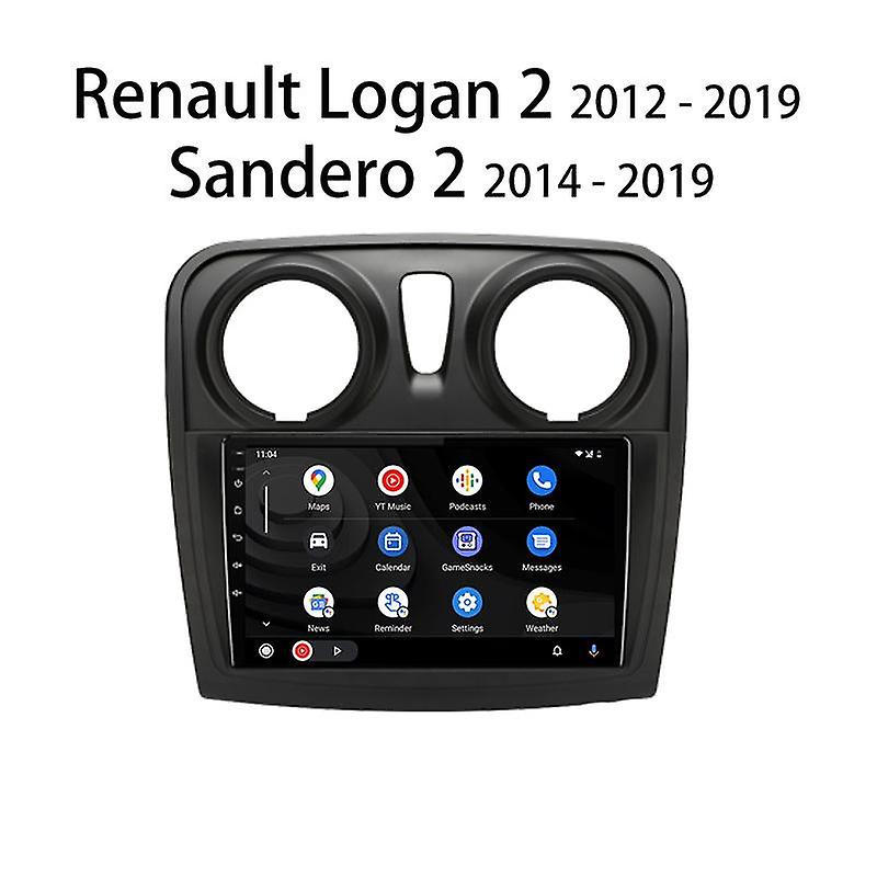 Radio Multimedia Player Navigation GPS Android For Renault Logan 2 2012 - 2019 Sandero 2 2014 - 2019