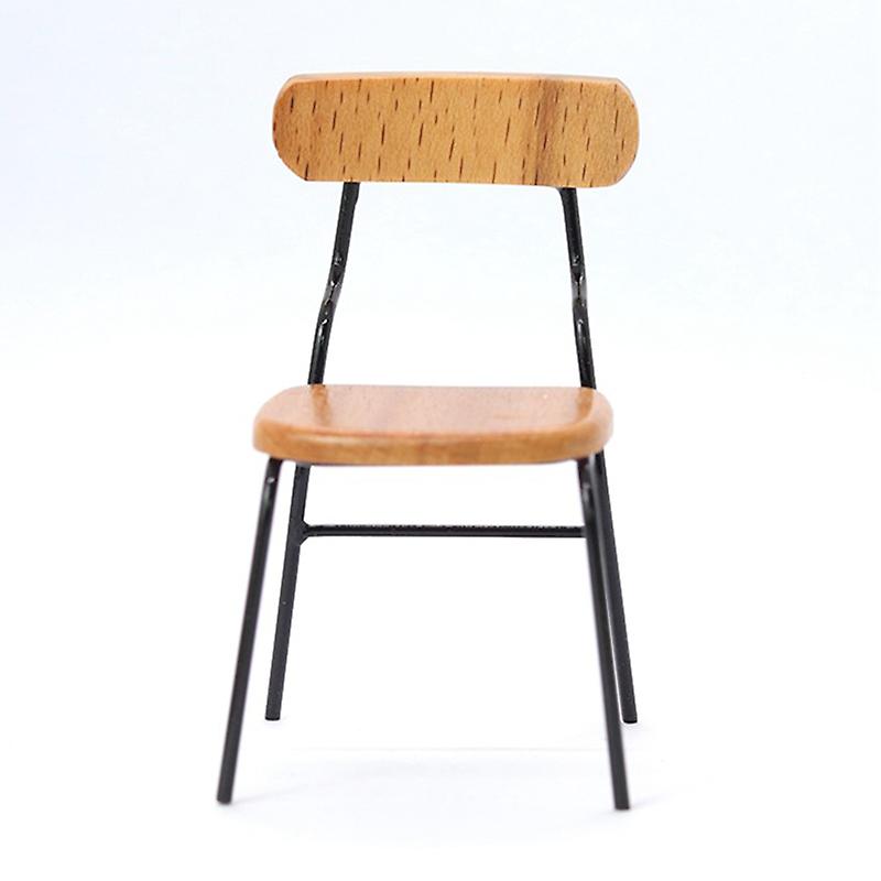 Accessoires Simulation Mini Simple Milk Tea Table Chaise