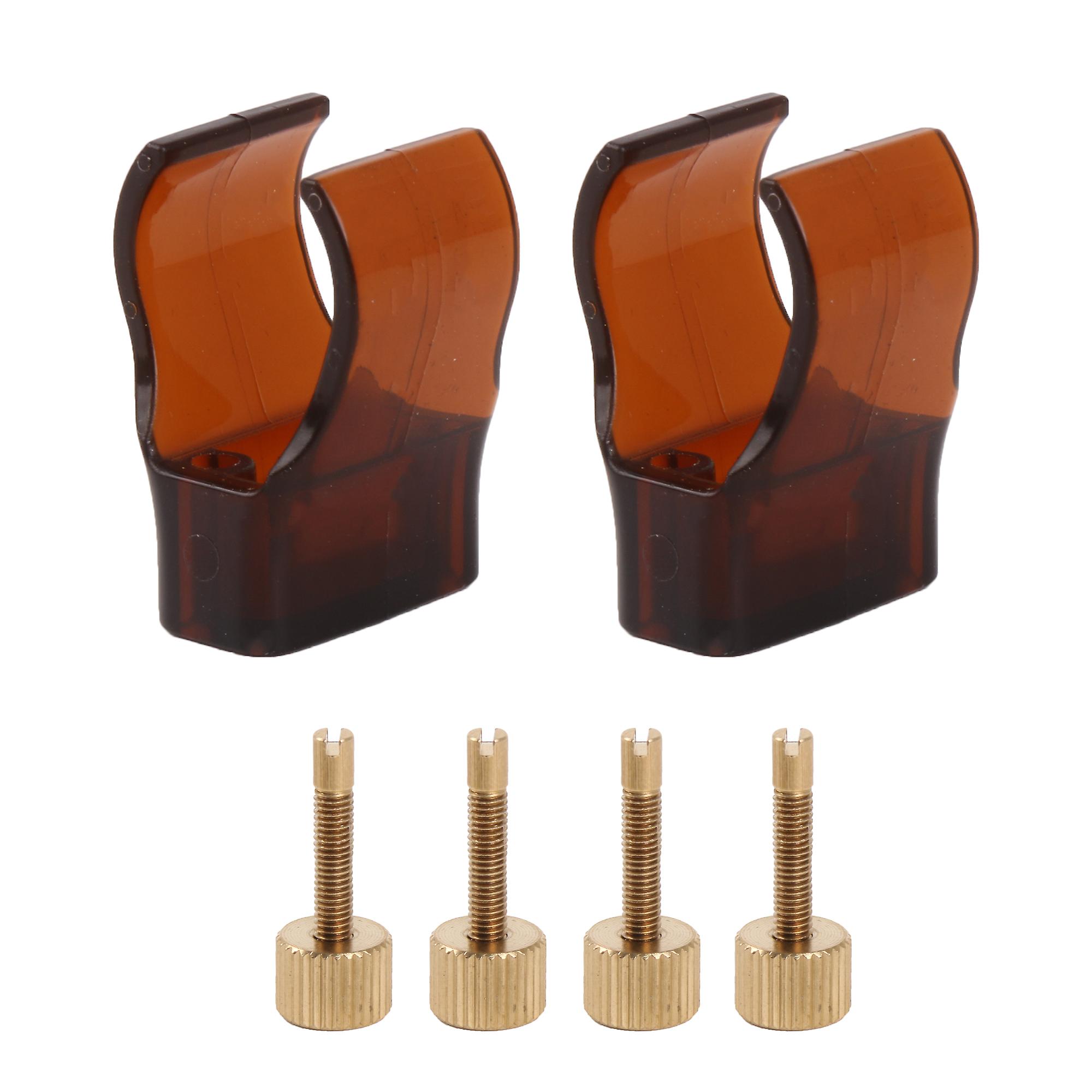 2 Pcs Chinese Erhu Fine Turner Tool for Music Lover with Screws Nuts