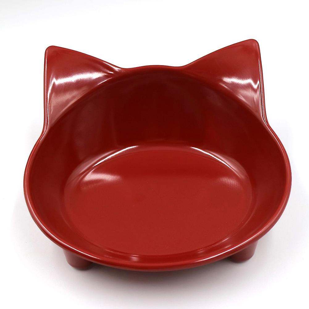Shallow Cat Food Bowl Wide Dish Non Slip Cats Feeding Bowl for Relief Whisker Fatigue