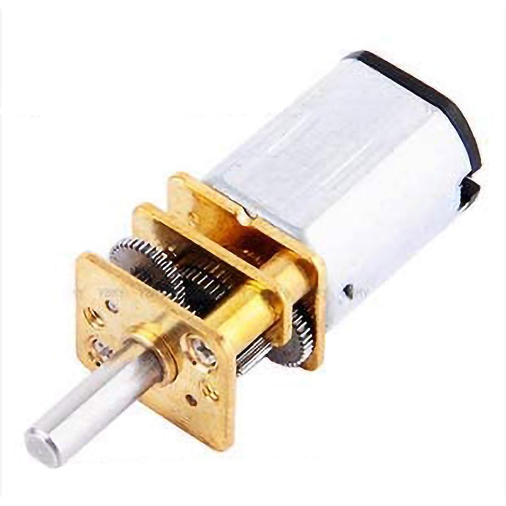 DC Brush 6V 30RPM Gear Motor with Metal Gearbox, Wear Resistant Stable Performance DC Speed Reduction Gear Motor Replacement Parts