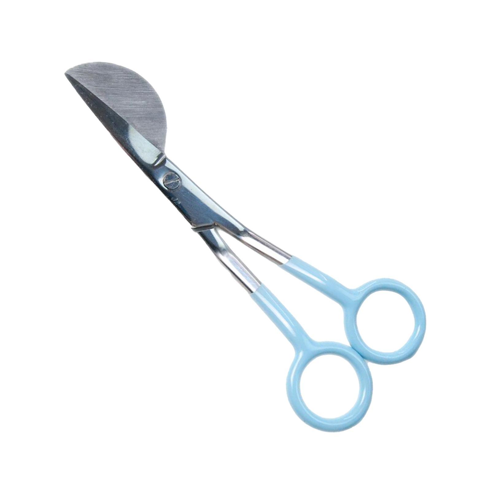 Applique Scissors Duckbill Blade Professionals Carpet Knitting Pelicans Blade blue