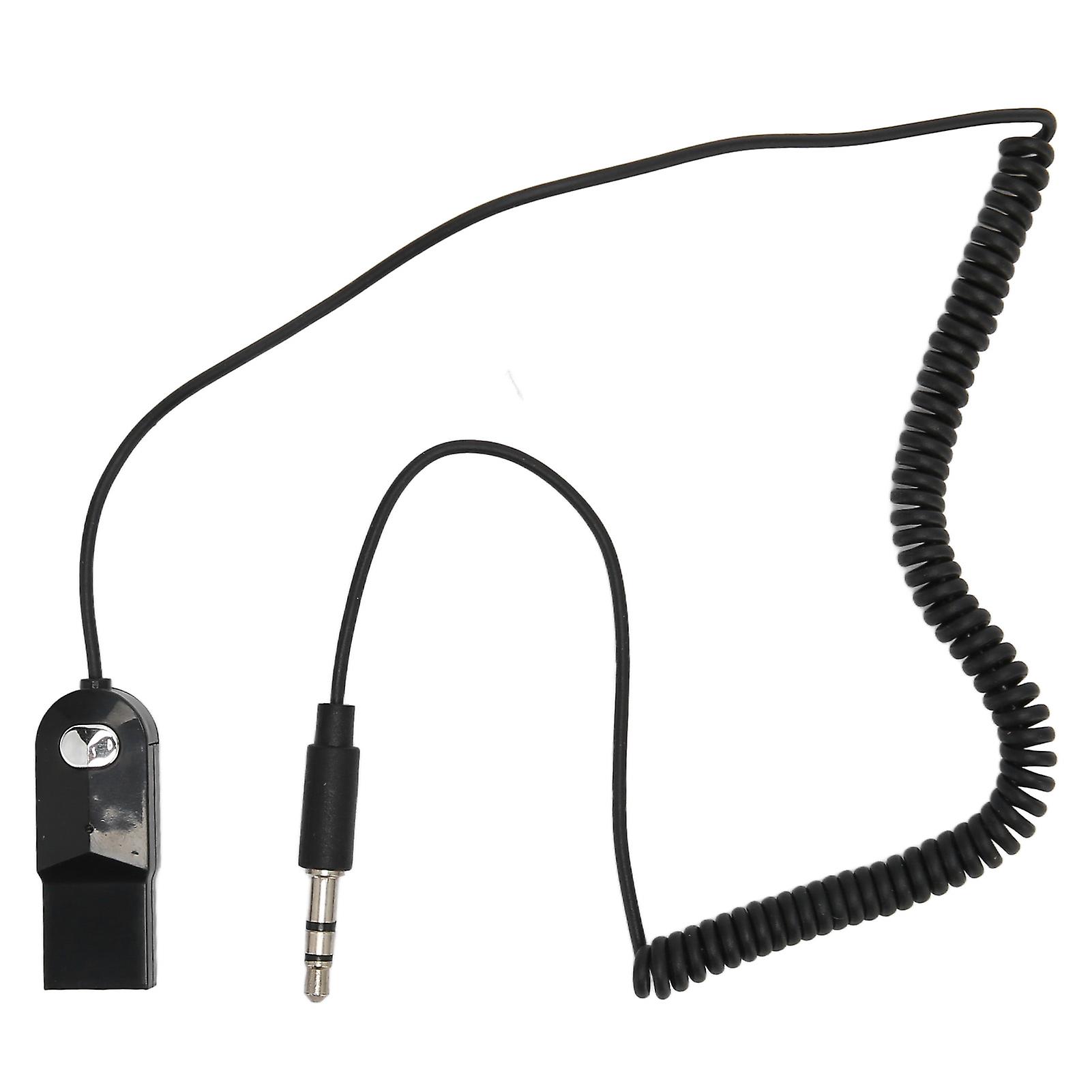 3.5mm Car Bluetooth Receiver With Built in Microphone Bluetooth 5.0 Adapter for Home Music Stereo System