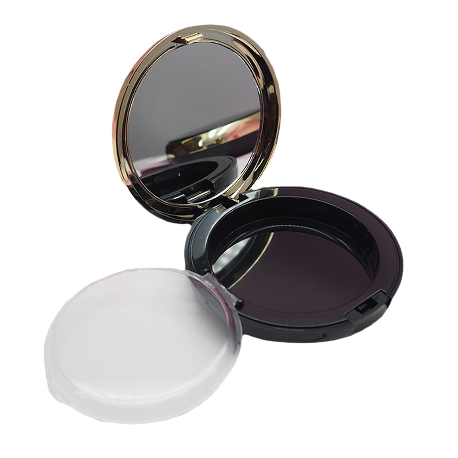 Cosmetic Empty Highlighter Case Holder Travel Container Lid with Mirror