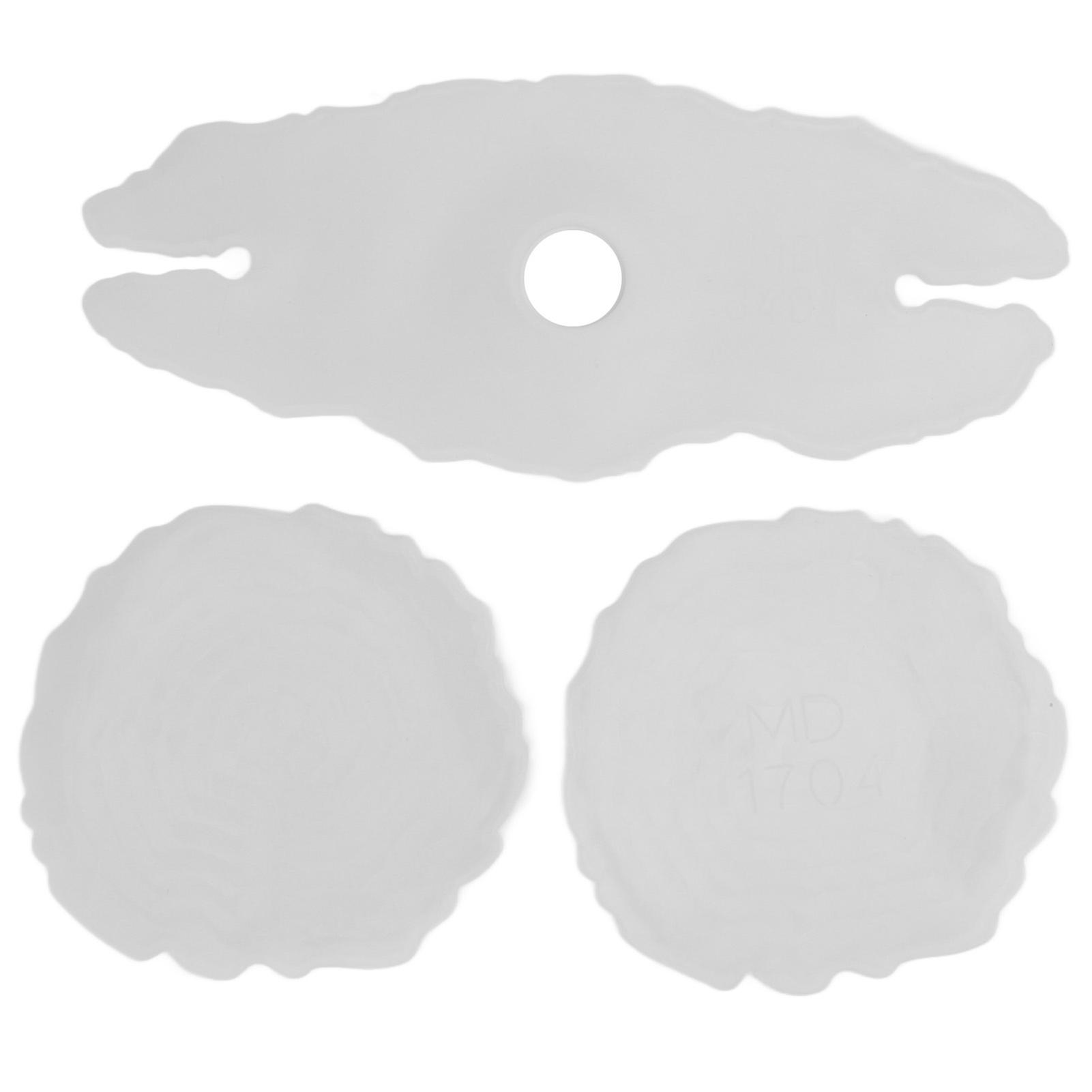 DIY Wine Rack Mold Set: 3Pcs Epoxy Resin Drop Glue Irregular Silicone Casting Trays