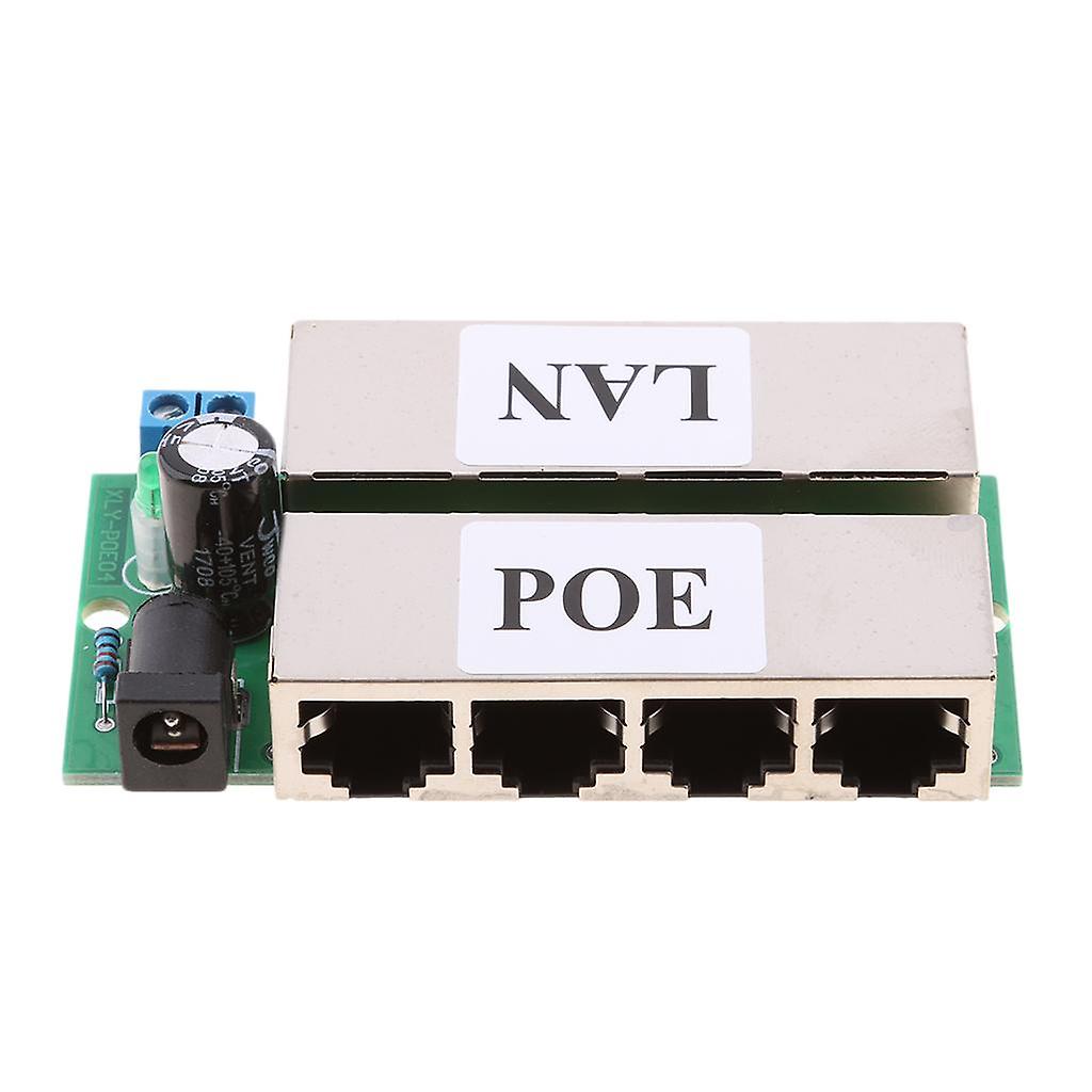 Poe Netzteil Modul Injektor für Ethernet Bridge Webcam Schwarz