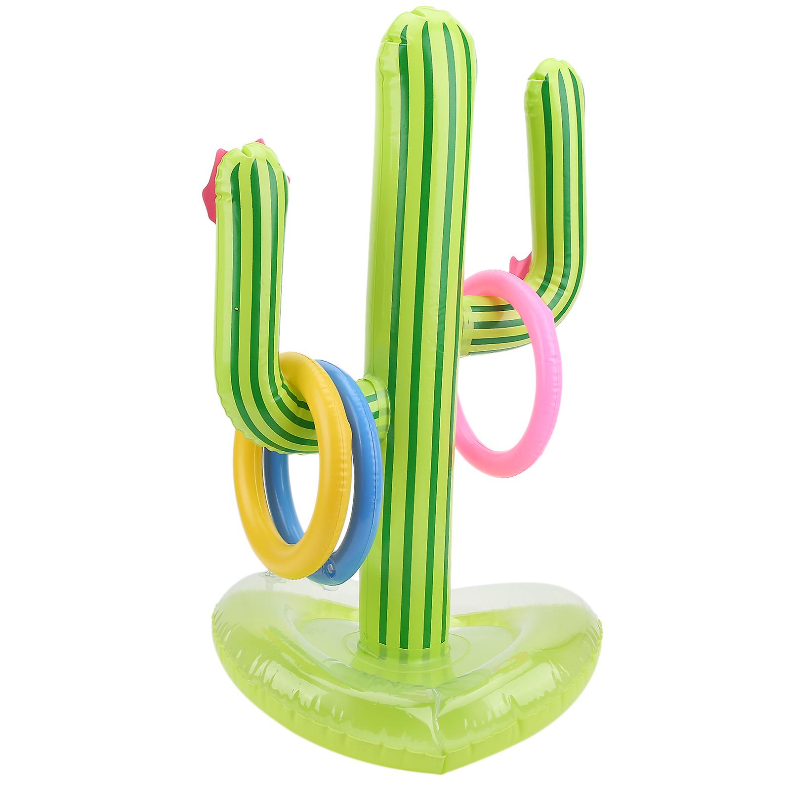 Inflatable Cactus Drink Holder Floating Beverage Stand Swimming Pool Float Party Accessories