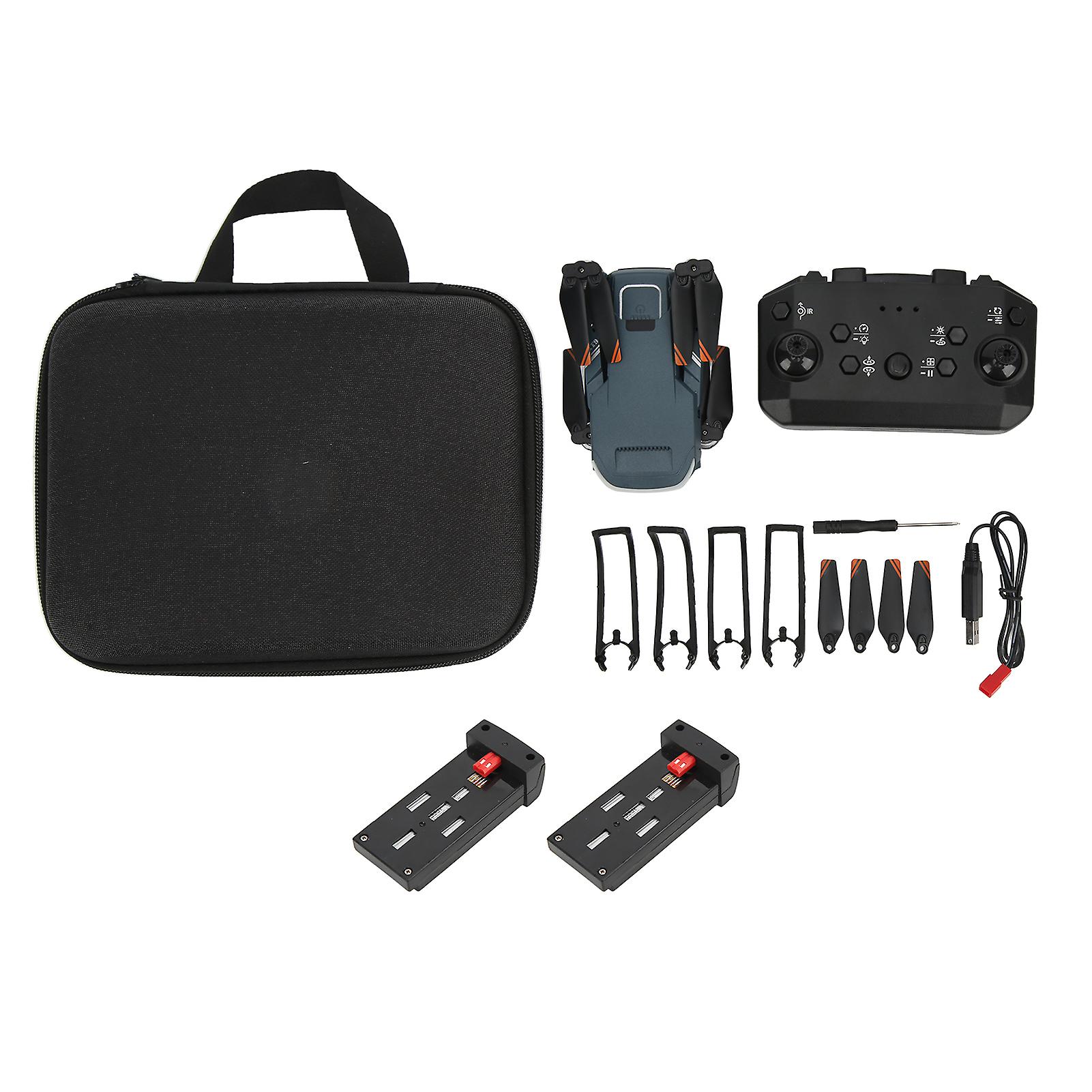 XT9 Drone: 4K Dual Camera, Optical Flow, Altitude Hold & Dual Batteries in Dark Gray