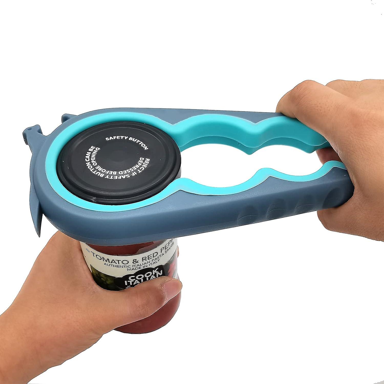 Can opener pull ring can opener suitable for weak hands, arthritic hands, and the elderly