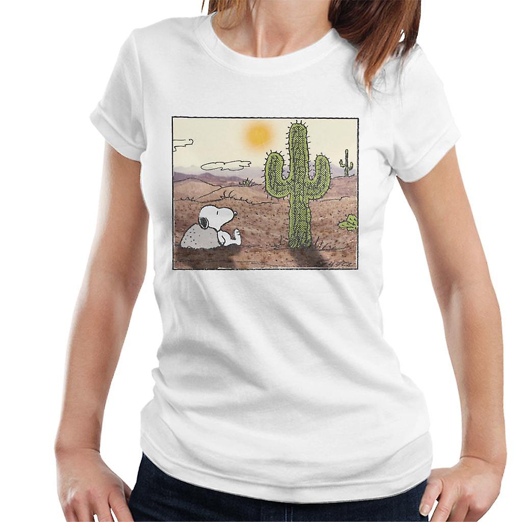 Peanuts Snoopy Cactus In The Desert Women's T-Shirt