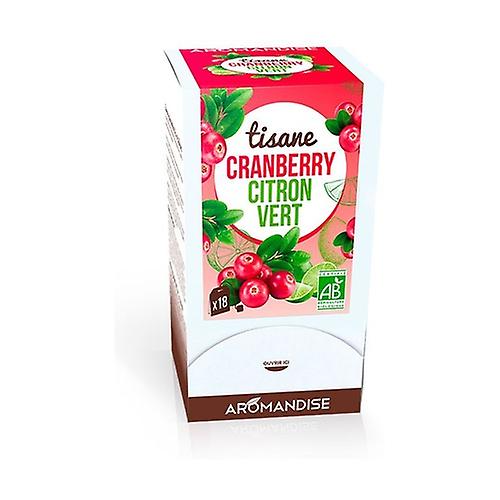 Cranberry Lemon Herbal Tea 18 infusion bags