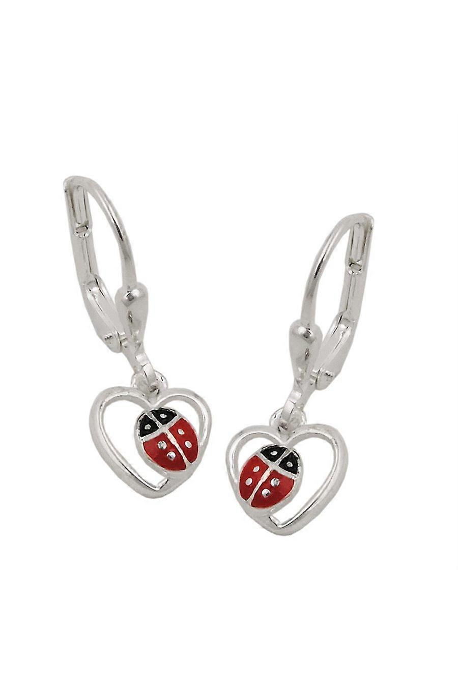 Earrings Leverback Ladybird Silver 925 - Gl93473