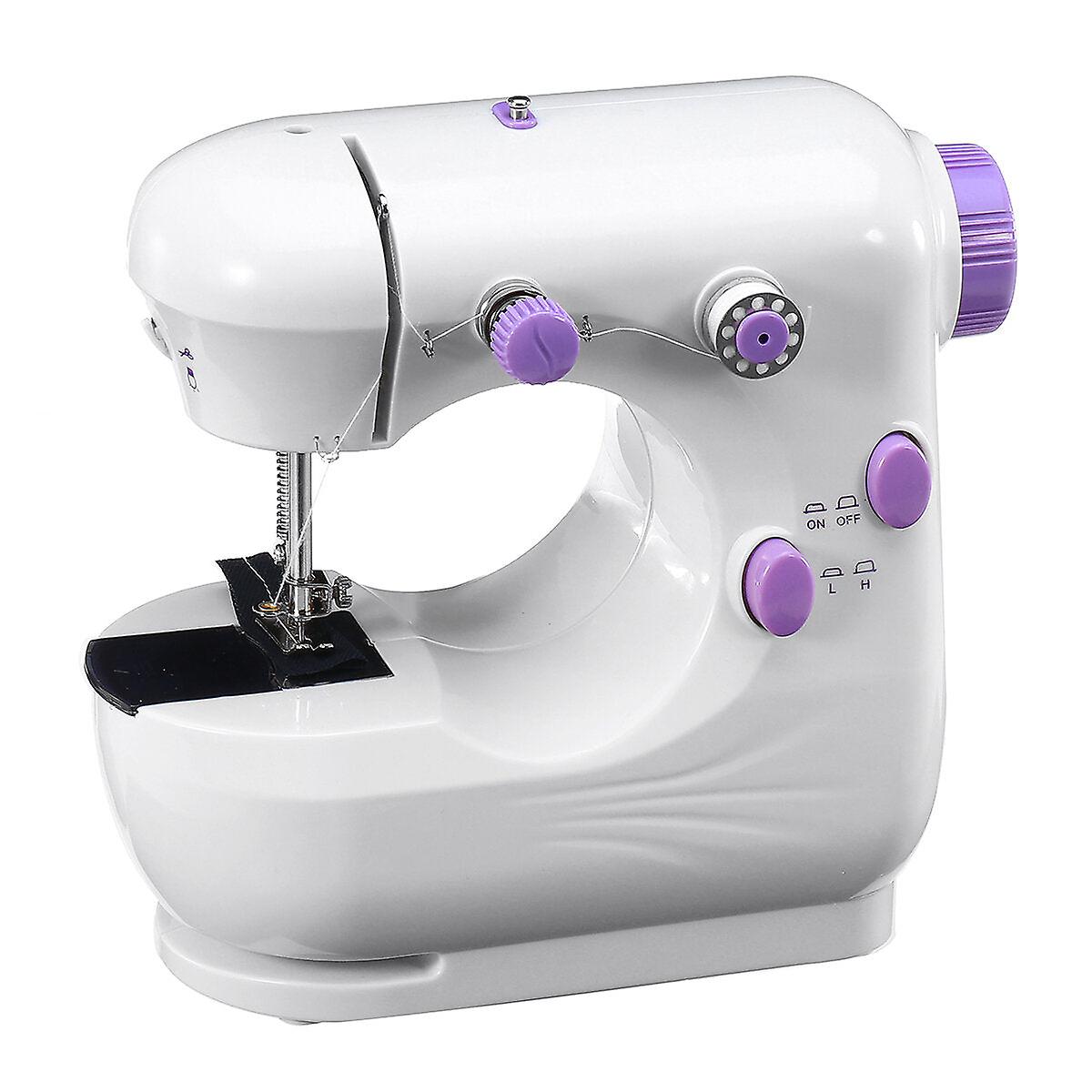 Portable Mini Sewing Machine Electric Desktop Handheld For Diy Stitch Clothes