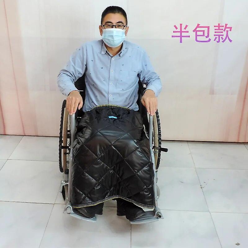 Windproof Warm Polyester Fiber Soft Comfortable Reusable Portable Old People Folded Wheelchair Warmer Blanket