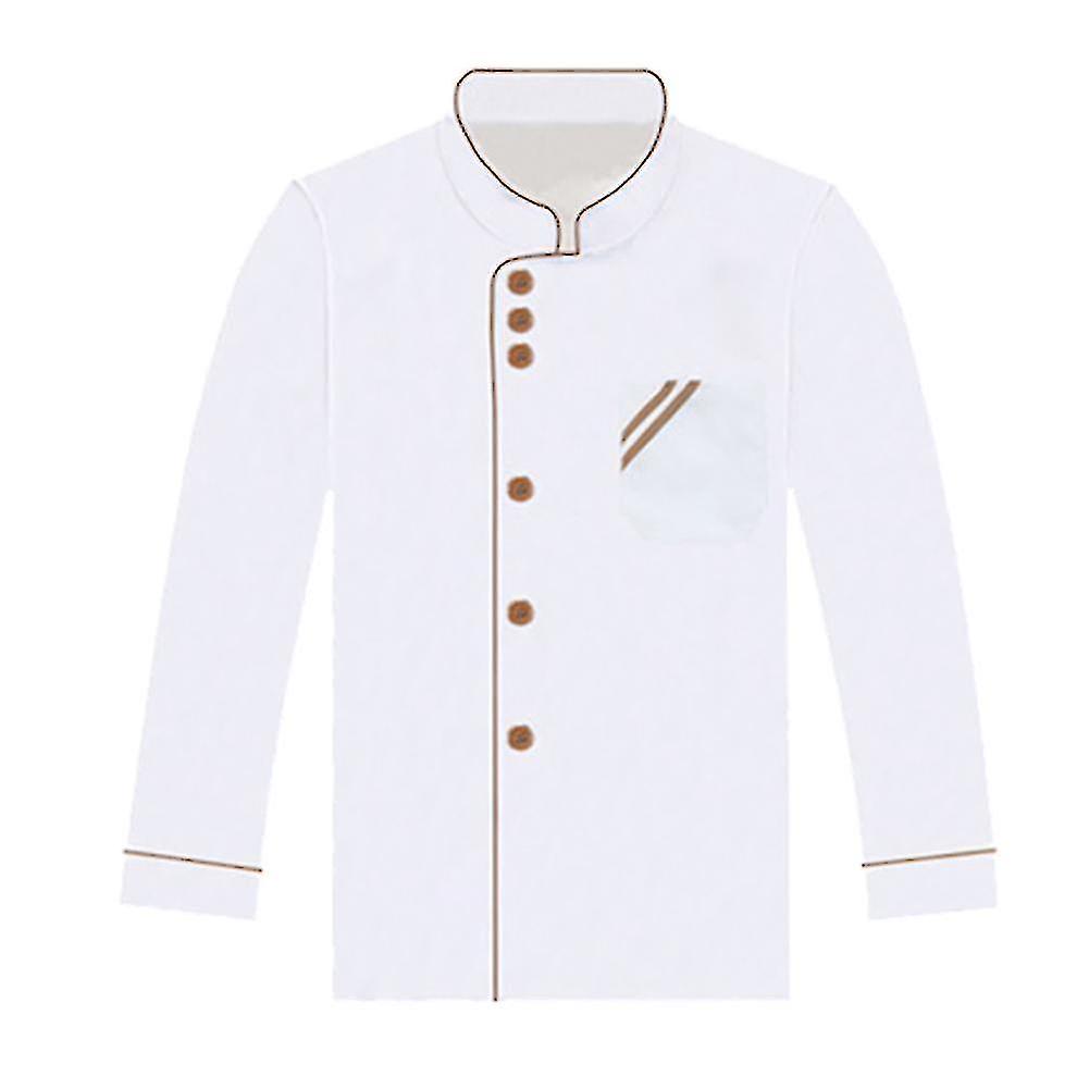 Unisex Kısa Uzun Kollu Şef Ceket Ceket Otel Mutfak Servisi Üniforma İş Kıyafeti