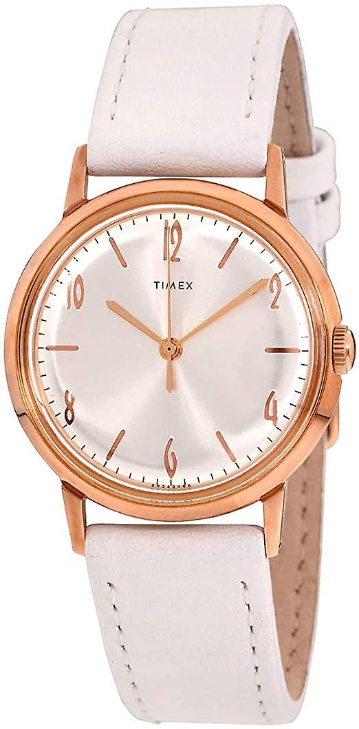 Timex TW2T18300 男士皮革表带手表