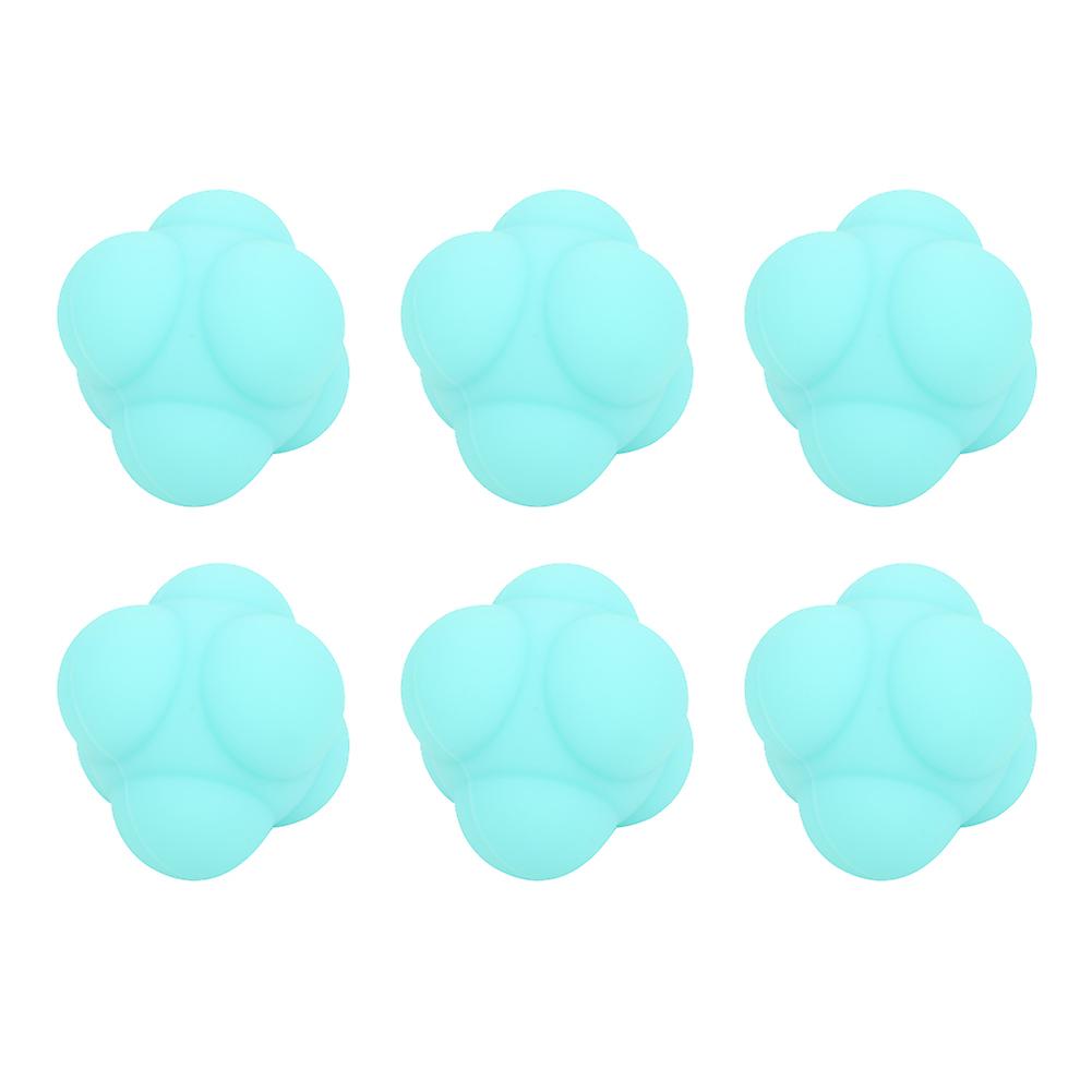 Training Excellence, Hexagonal Reaction Ball Set for Enhanced Reflex and Agility, Bounce Ball for Coordination and Fitness, 6Pcs