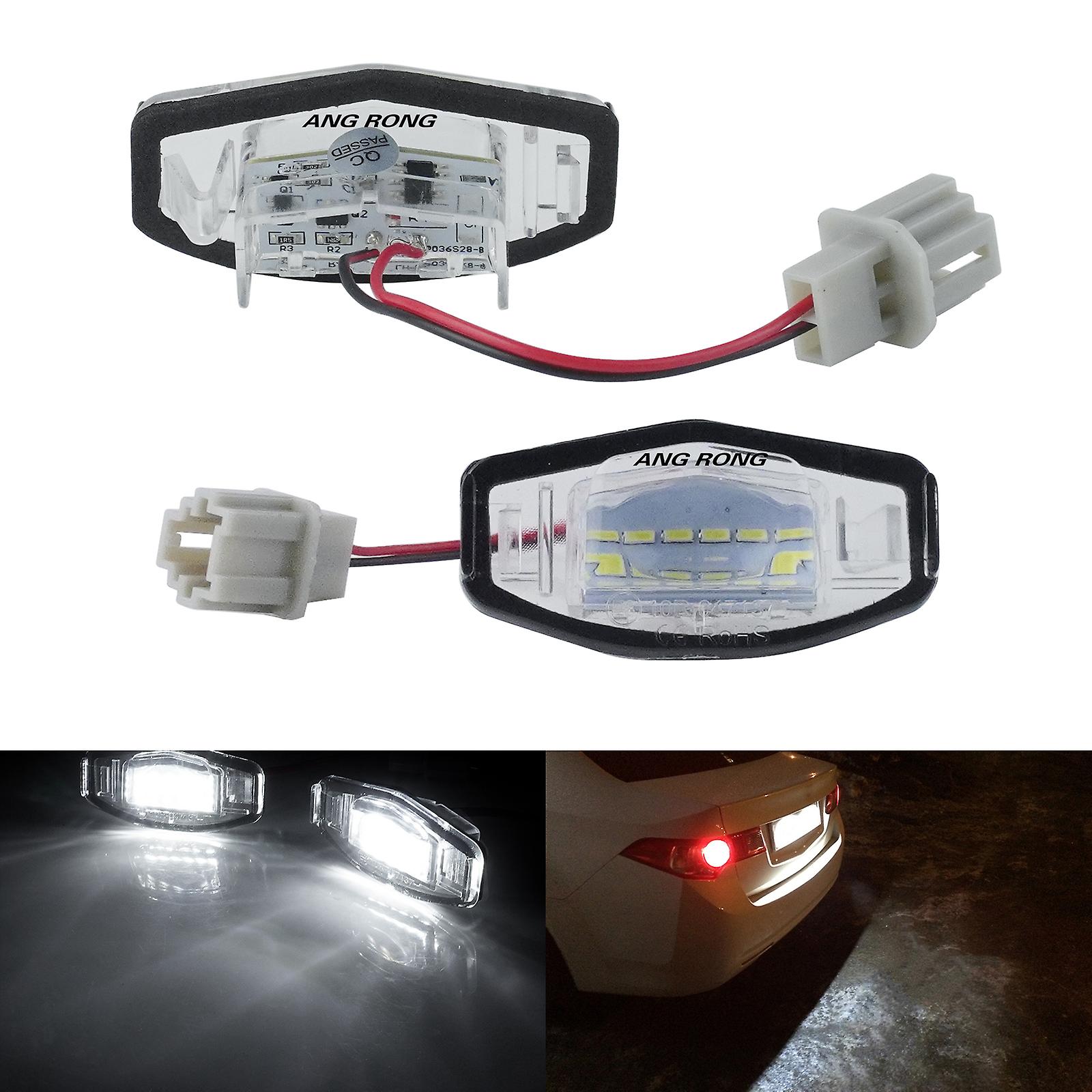 LED License Number Plate Light White For Honda Civic 01-15 Accord 4D 03-17 Odyssey 00-04 Pilot 03-08 Acura MDX RL TSX RDX TL ILX