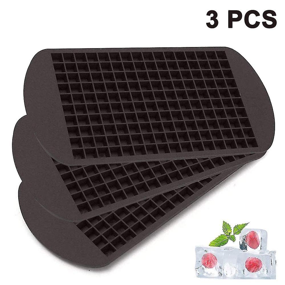 Silicone Mini Ice Cube Trays ,160 Small Ice Cube Molds Easy Release