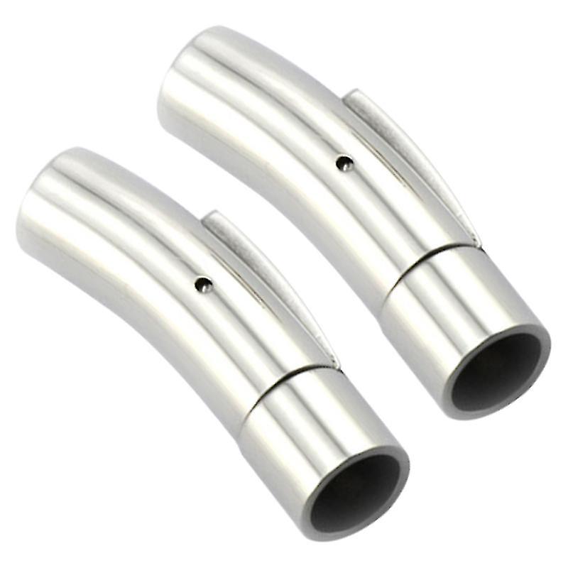 2pcs Leather Cord End Clasp