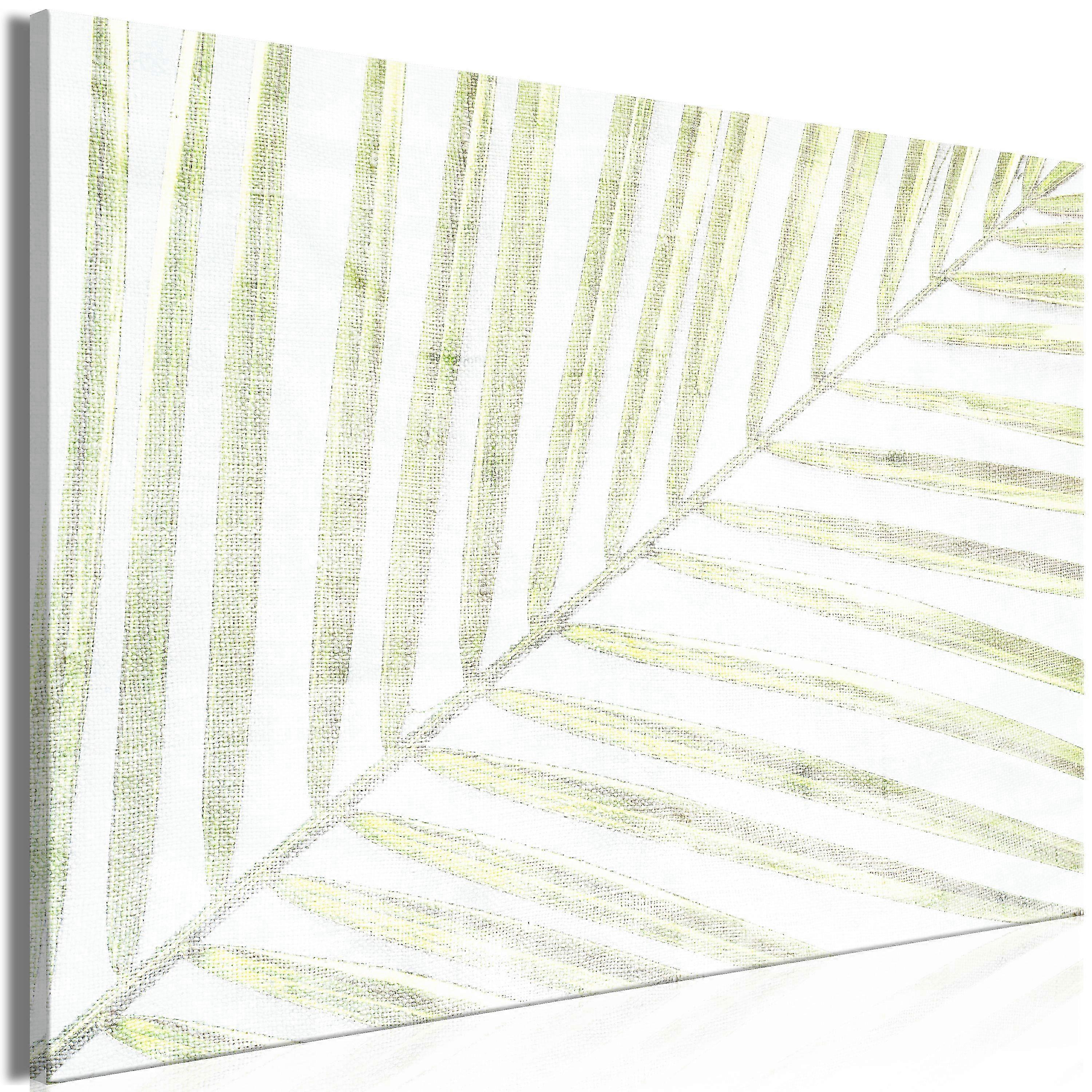 Canvas Print - Palm Leaf (1 Part) Wide