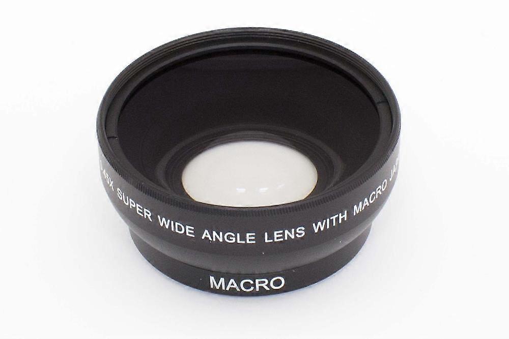 vhbw Objectif grand angle 0,45x pour objectifs d’appareil photo avec filetage de 49 mm