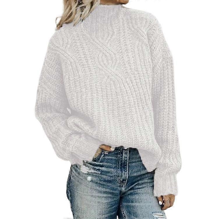 Spring New Ladies Warm Turtleneck Pullover Sweater