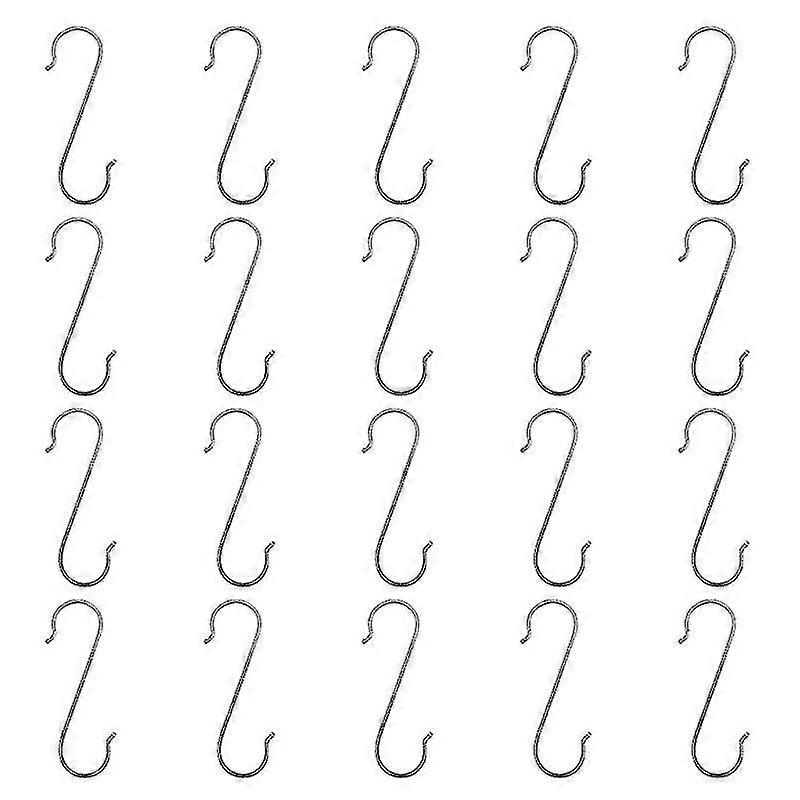 20pcs Storage Hooks, S Shaped Hooks