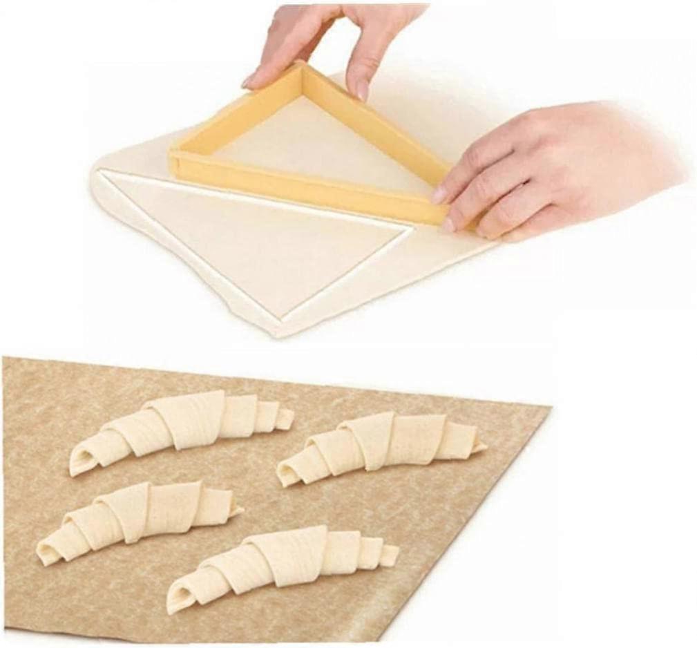 Plastic Croissant Cutters Bread Mould Dessert Stamper Roll Maker Baking Pastry Tools Bakeware Kitchen Gadgets