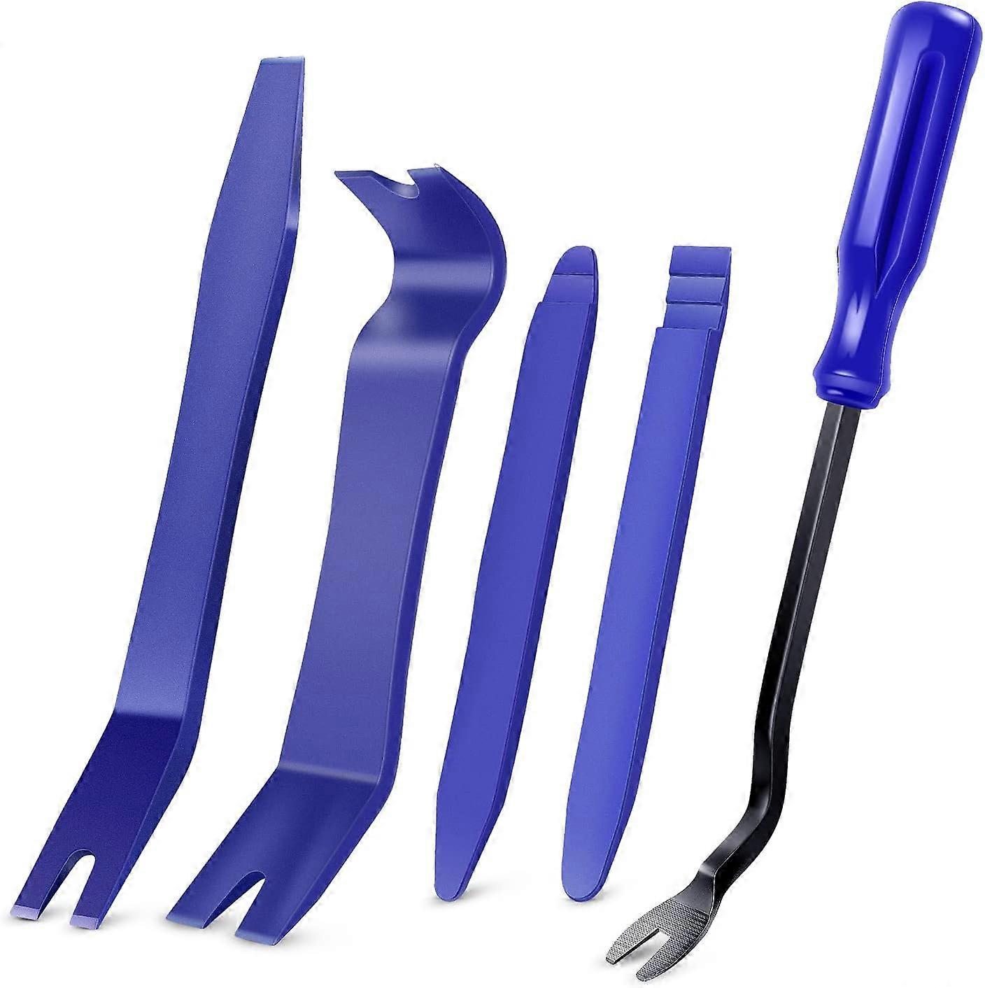 5PCS Auto Trim Removal Tool Kit Anti-Scratch Pry Tool KitPurple18*25cm