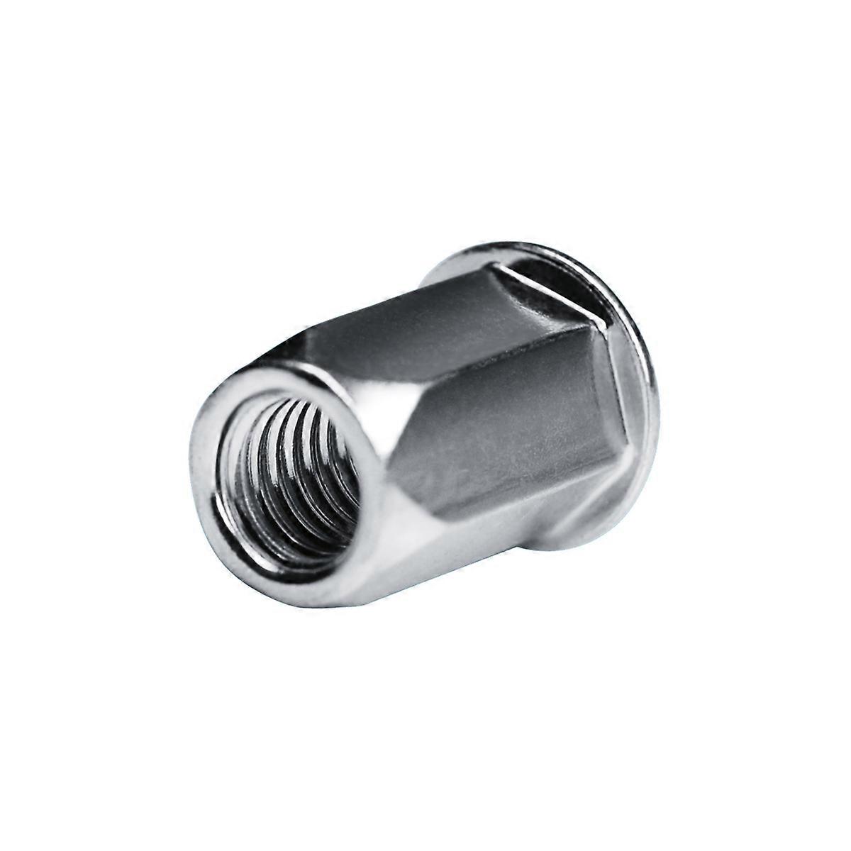 GOEBEL- 250 x Blind Rivet Nuts M 10 - Steel  [ AISI 1008 ] Galvanized (Ø x L) 13,0 mm x 24,0 mm - Dome Head Hexagonal shaft  - Shaft end  open  Rivet 