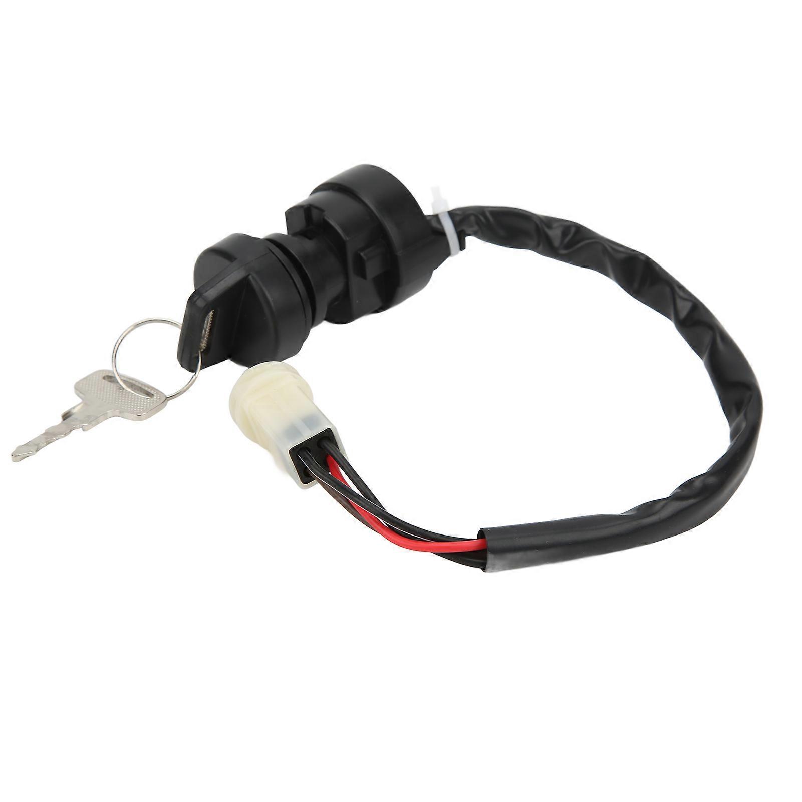Ignition Switch with 2 Keys 2FJ?82510?02?00 Plug and Play Replacement for Badger 80 YFM80 ATV 1985?1998