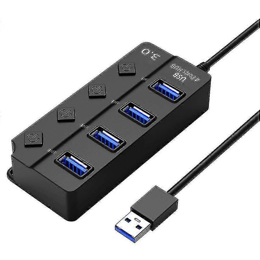 Usb 3.0 Hub, 4-port Usb Hub Splitter , Data Hub