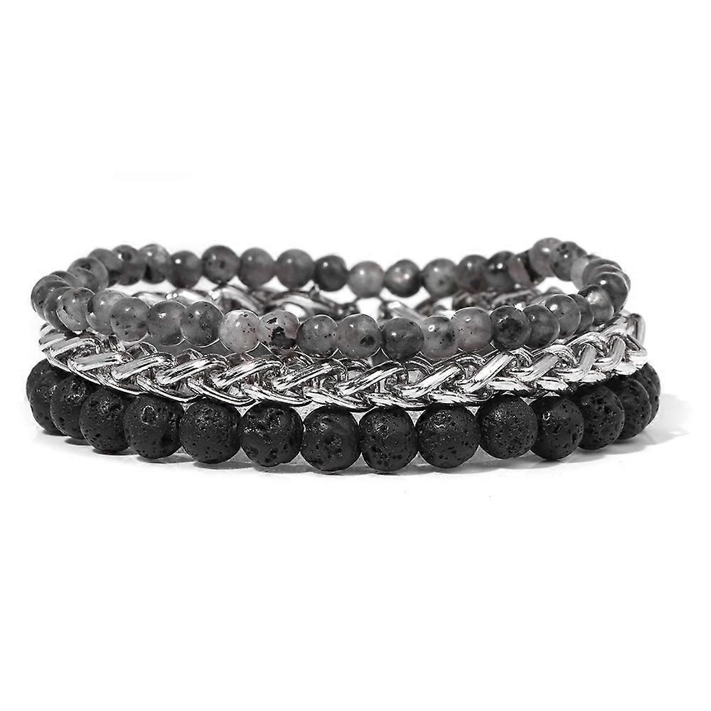 Bracelet-Onyx Knot Set-Serenity Charm