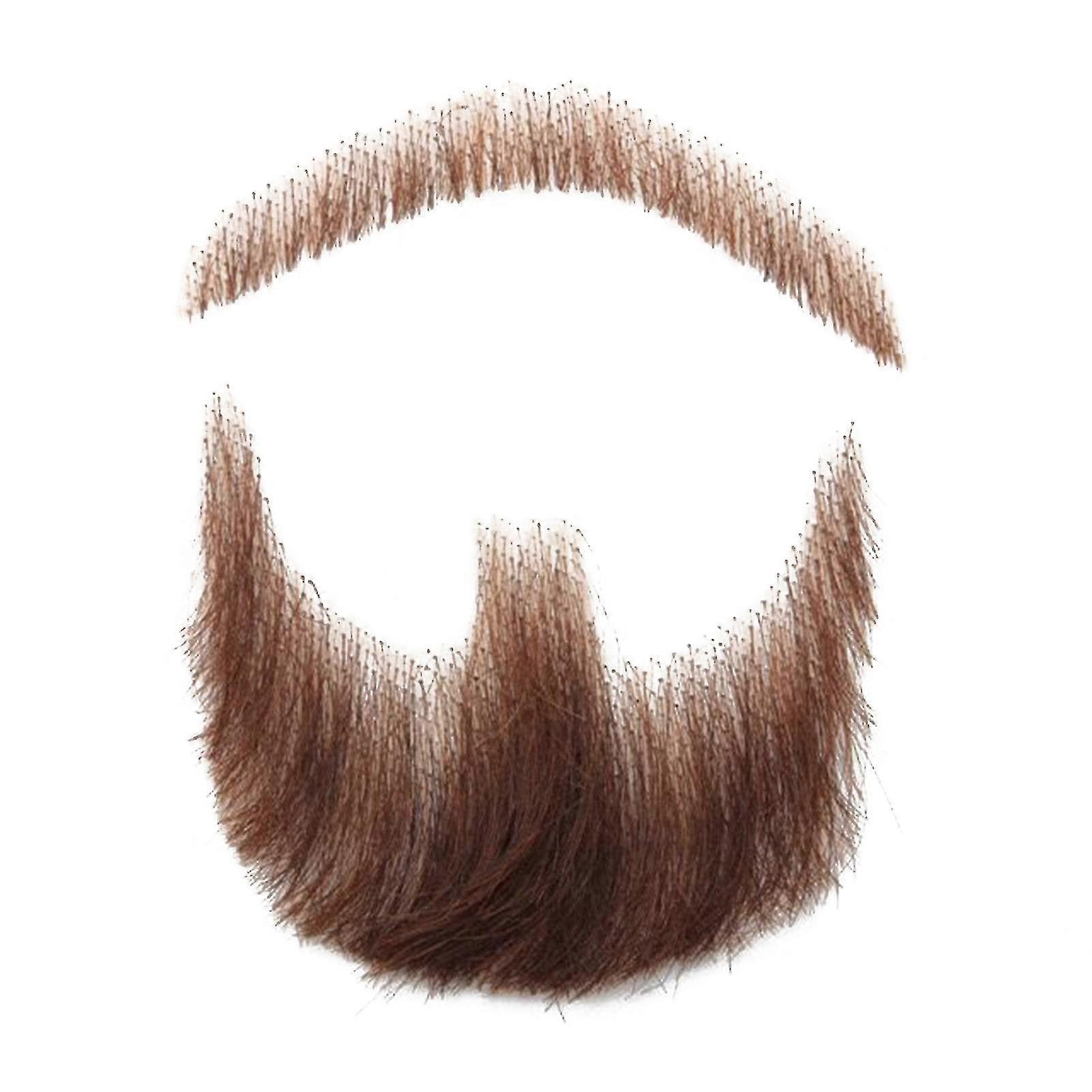 Male Simulated False Beard Prop Lightweight Easy To Stick Beards For Film Makeup Workers Engaged