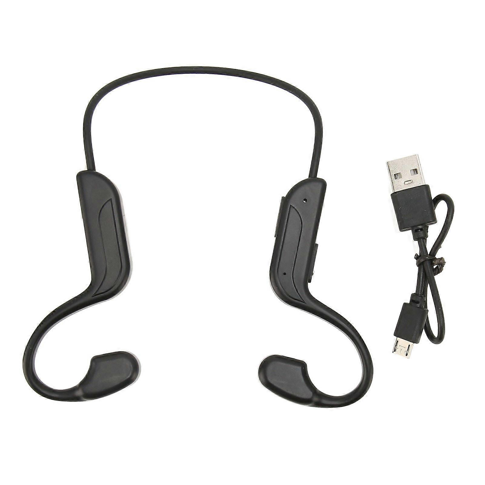Bone Conduction Bluetooth Headset Memory Titanium Alloy Low Latency Adjustable Wireless Headphone for Sports Gaming